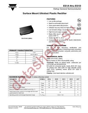 ES1BHE3/5AT datasheet  